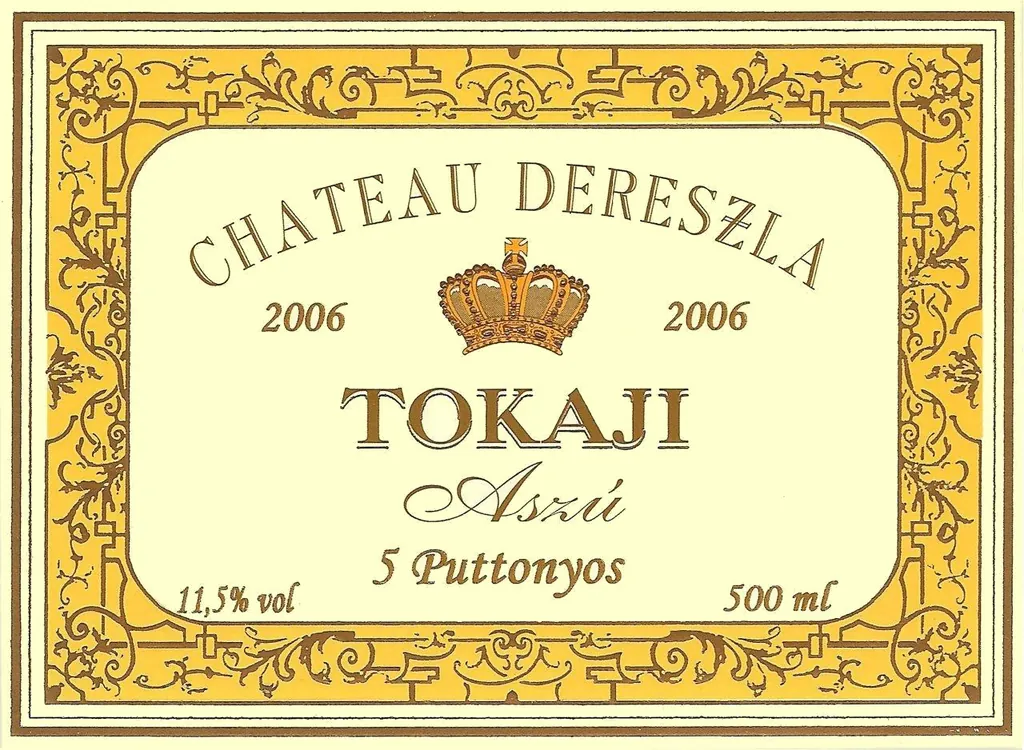 Tokaji Aszu 5 Puttonyos Bottle