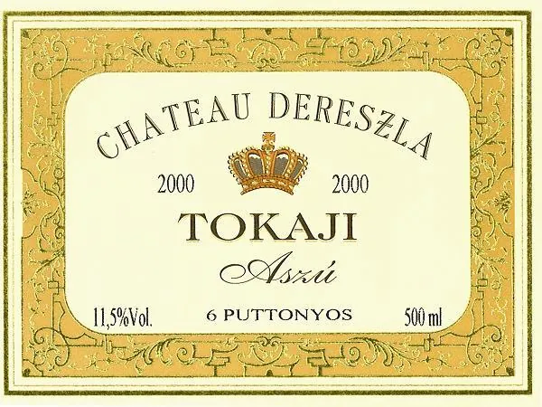 Tokaji Aszu 6 Puttonyos Bottle