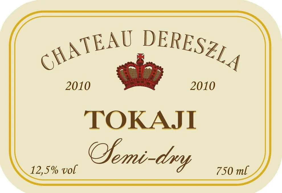 Tokaji Semi-Dry Bottle
