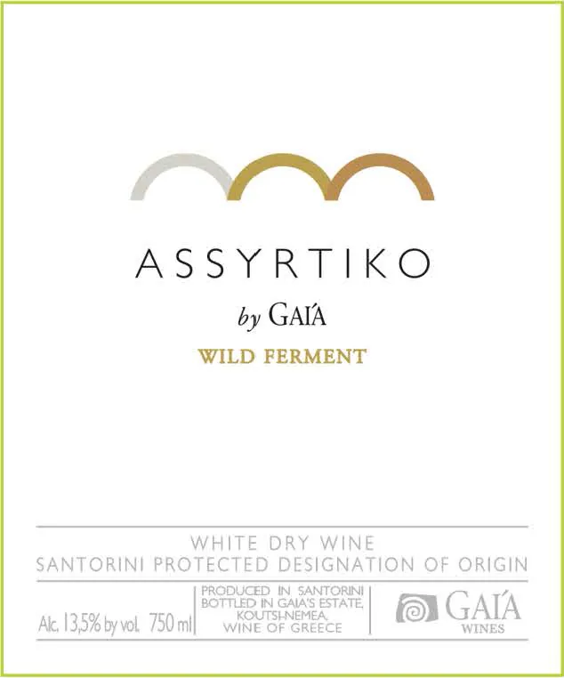 Santorini Wild Ferment Assyrtiko Bottle