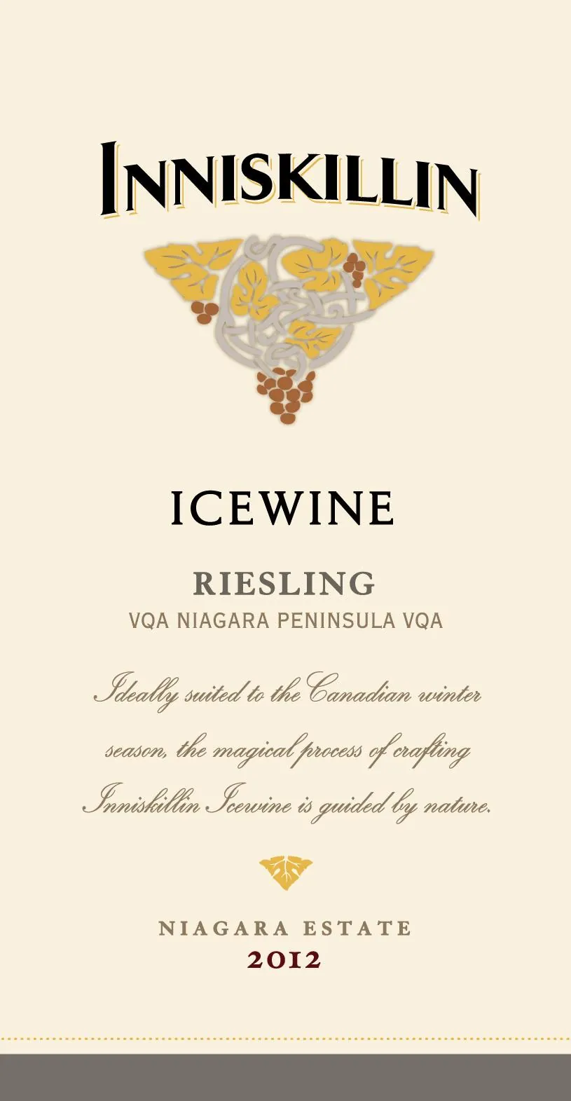 Riesling Icewine Bottle