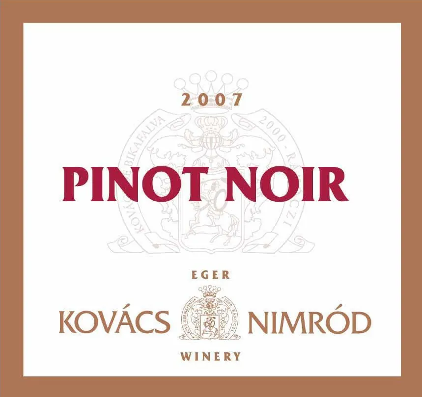Pinot Noir Bottle