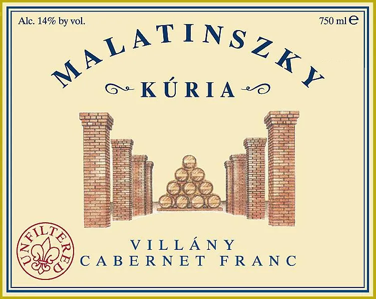 Kuria Szuretlen Cabernet Franc Bottle