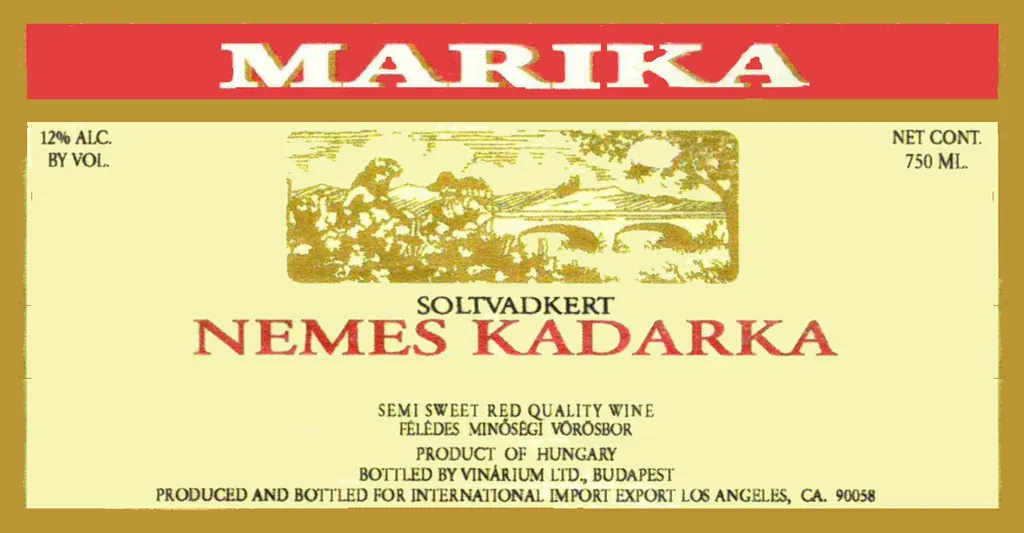 Kadarka Bottle
