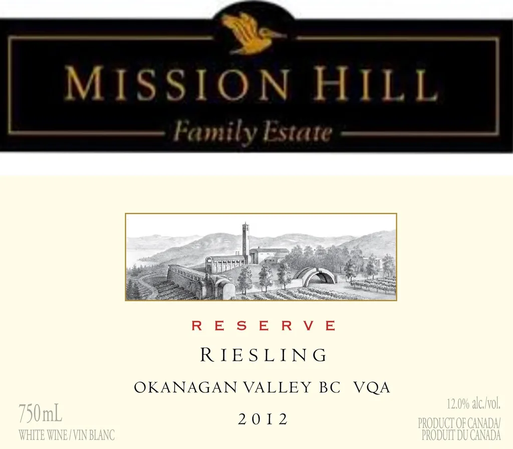 Reserve Riesling Bottle