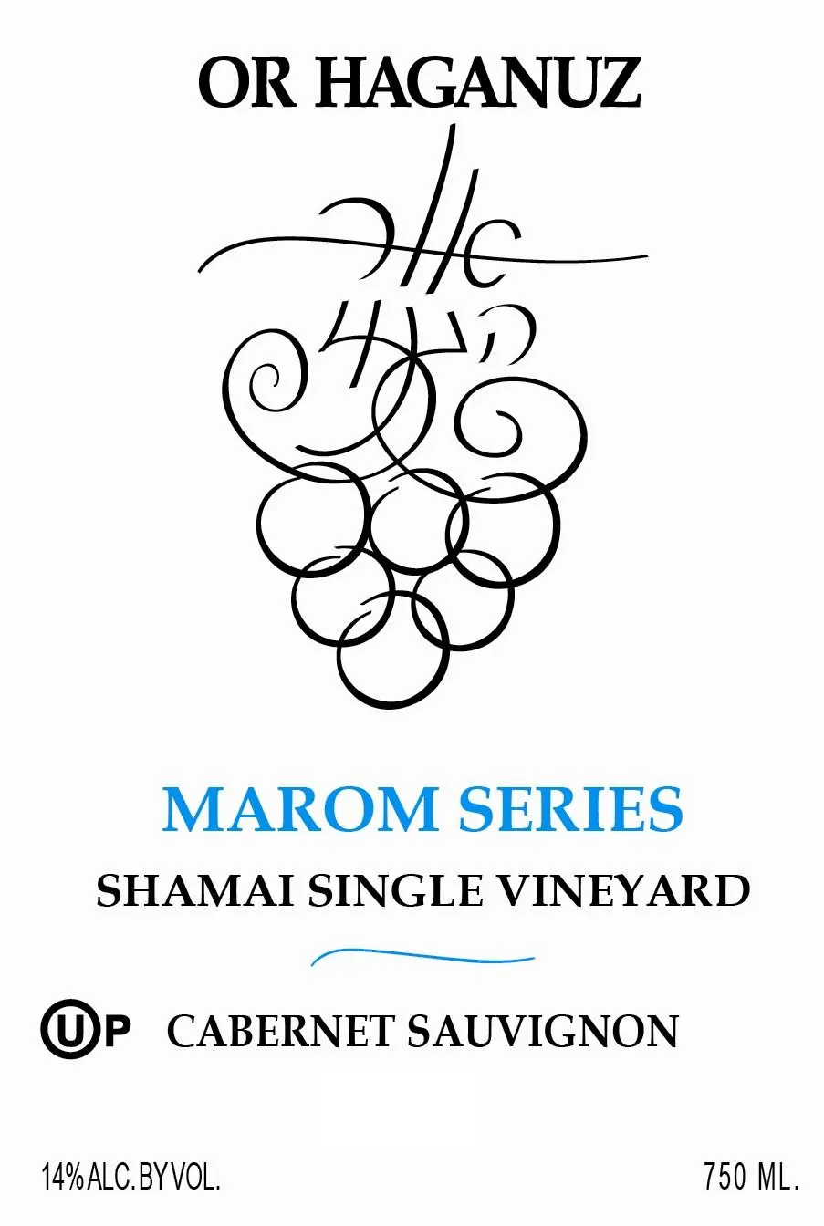 Marom Shamai Single Vineyard Cabernet Sauvignon Bottle