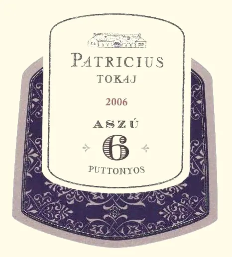 Tokaji Aszu 6 Puttonyos Bottle