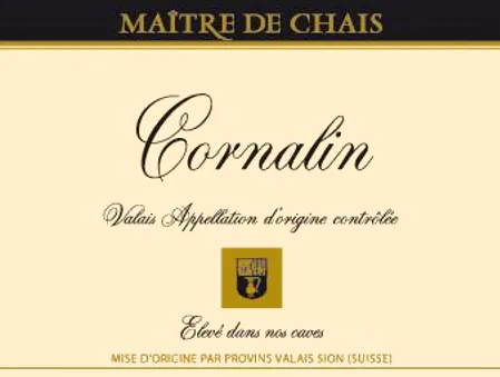 Valais Maitre de Chais Cornalin Bottle