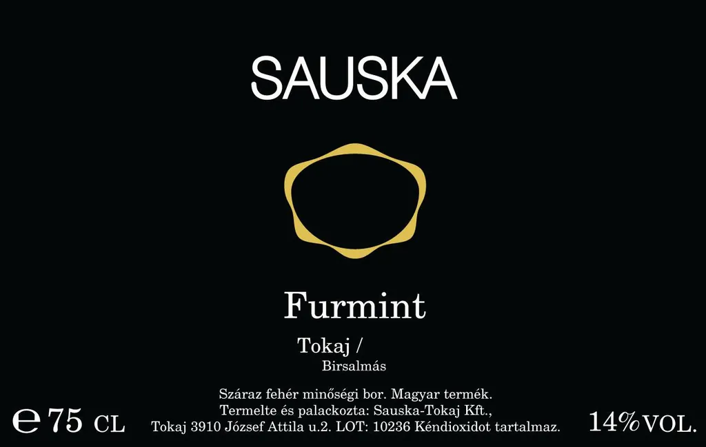 Tokaj Birslamas Furmint Bottle