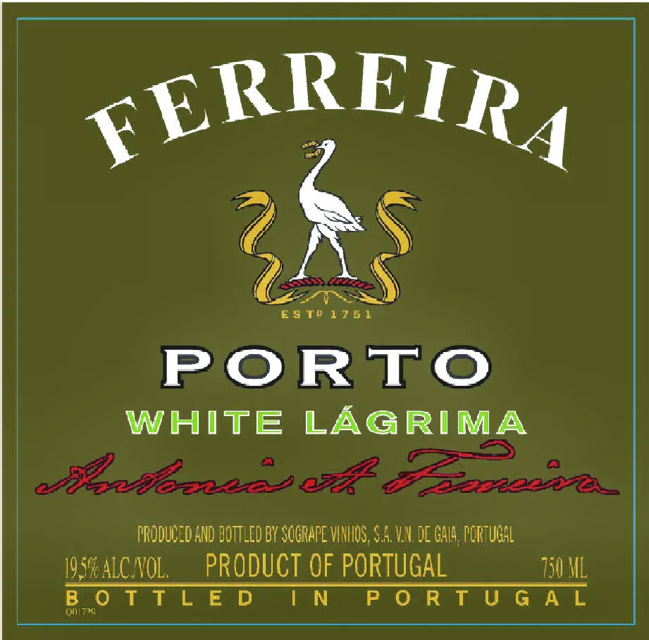 Lagrima White Port Bottle