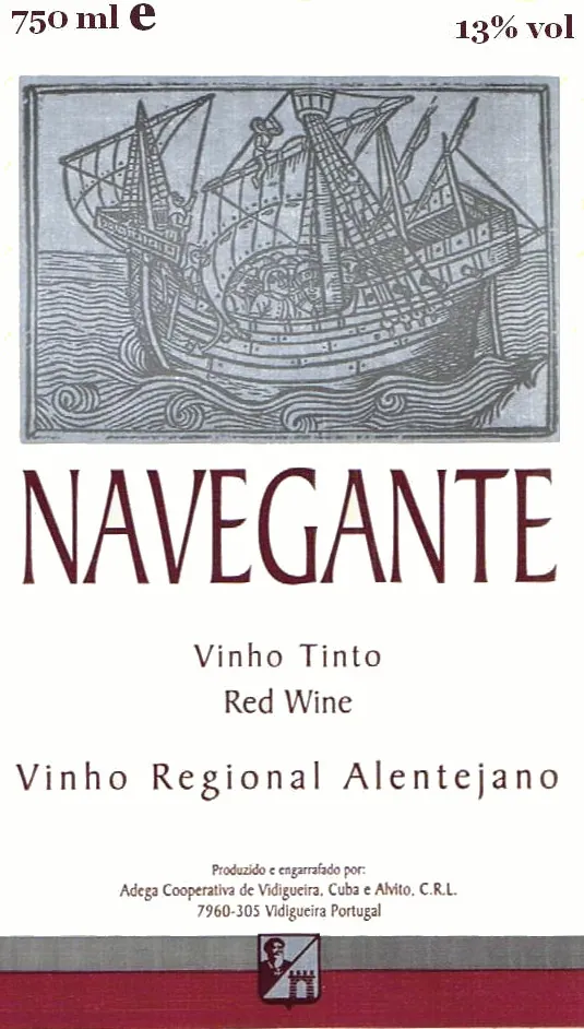 Navegante Tinto Bottle