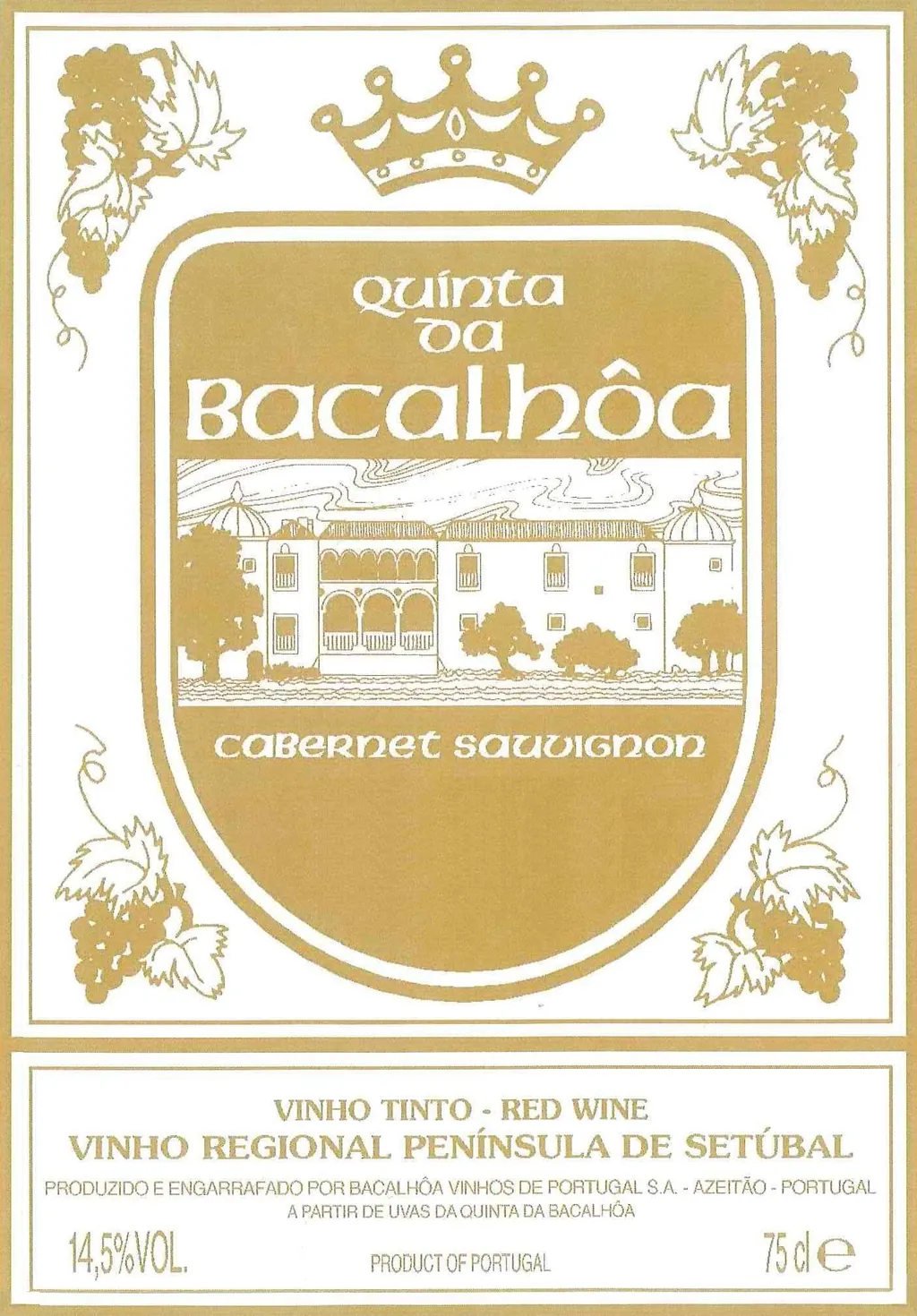 Quinta da Bacalhoa Cabernet Sauvignon Bottle