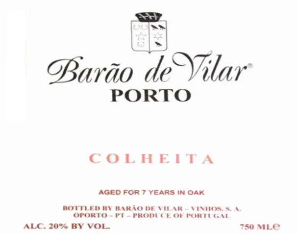 Colheita Port Bottle