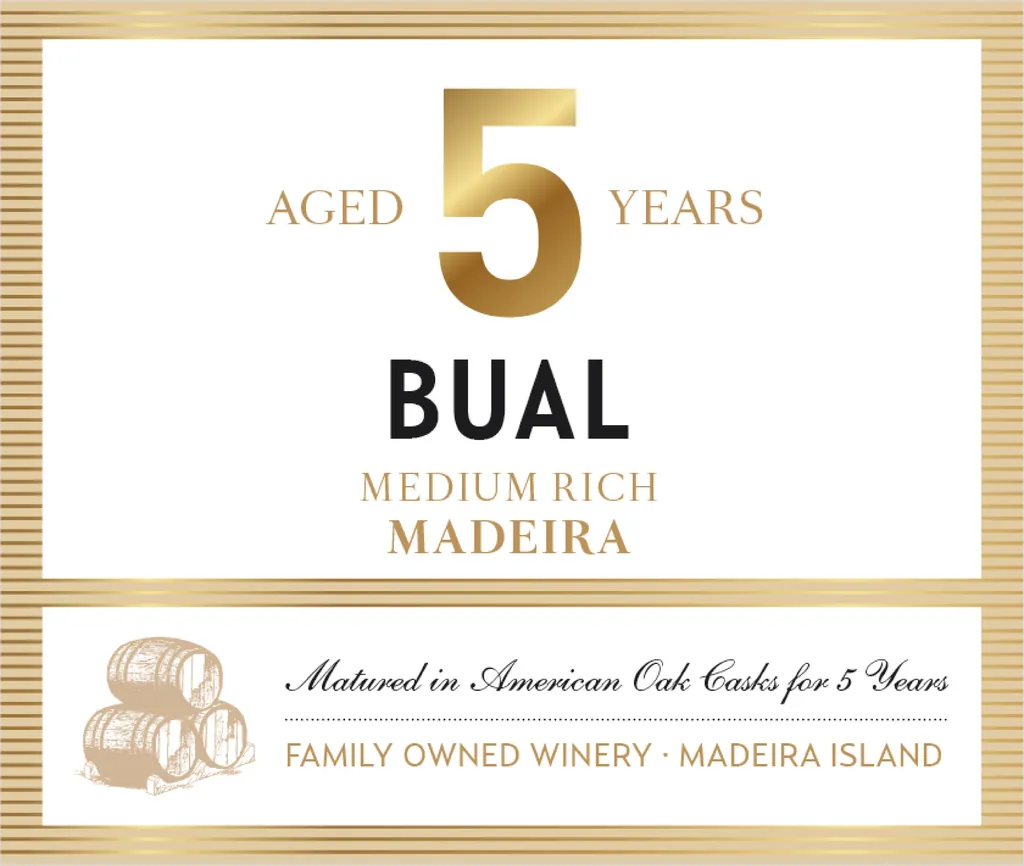 5 Year Old Bual Madeira Bottle
