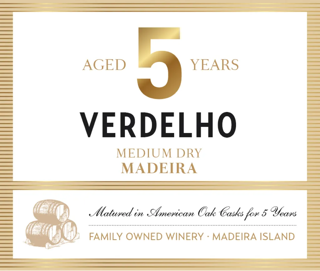 5 Year Old Verdelho Madeira Bottle