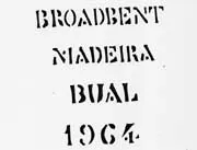 Bual Madeira Bottle