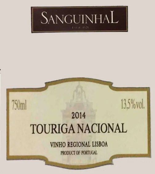 Sanguinhal Touriga Nacional Bottle