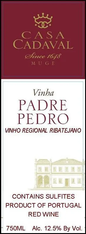 Padre Pedro Bottle