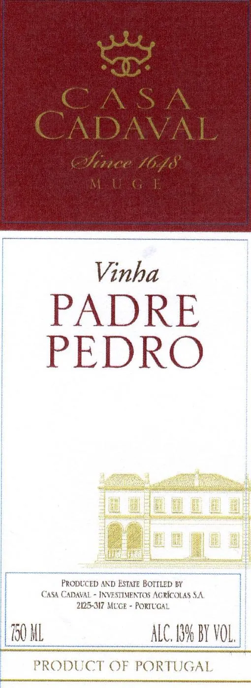 Padre Pedro Branco Bottle