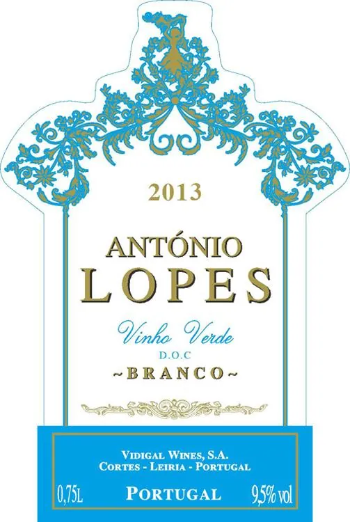 Antonio Lopes Ribeiro Branco Bottle