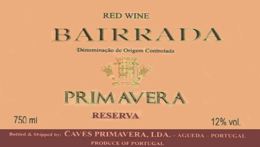 Bairrada Reserva Bottle