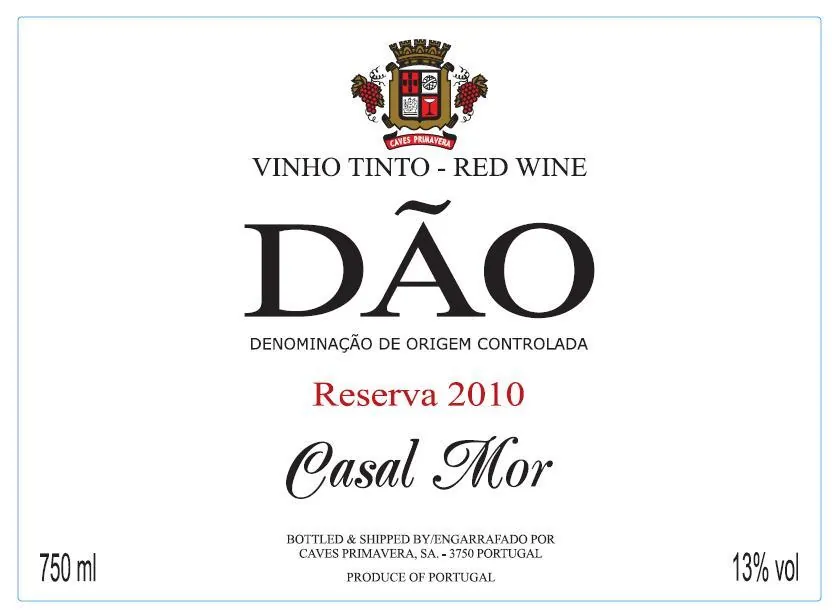 Casal Mor Reserva Bottle