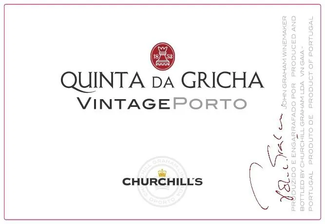 Quinta da Gricha Vintage Port Bottle