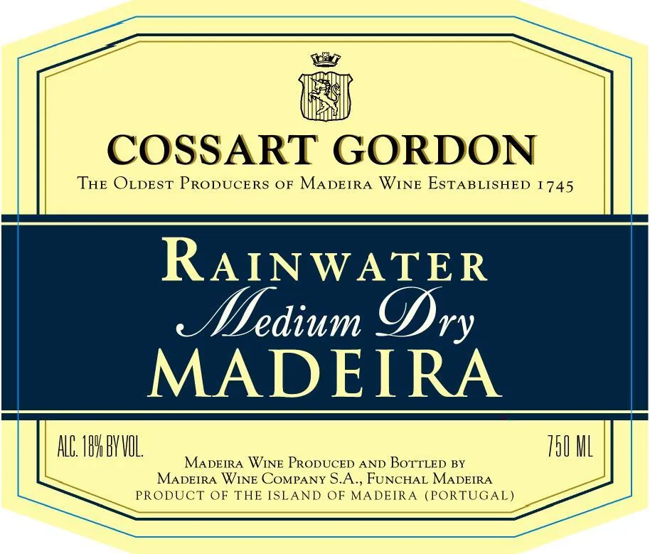Rainwater Madeira Bottle