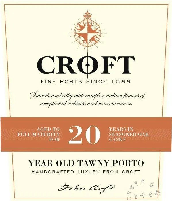 20 Year Old Tawny Porto Bottle