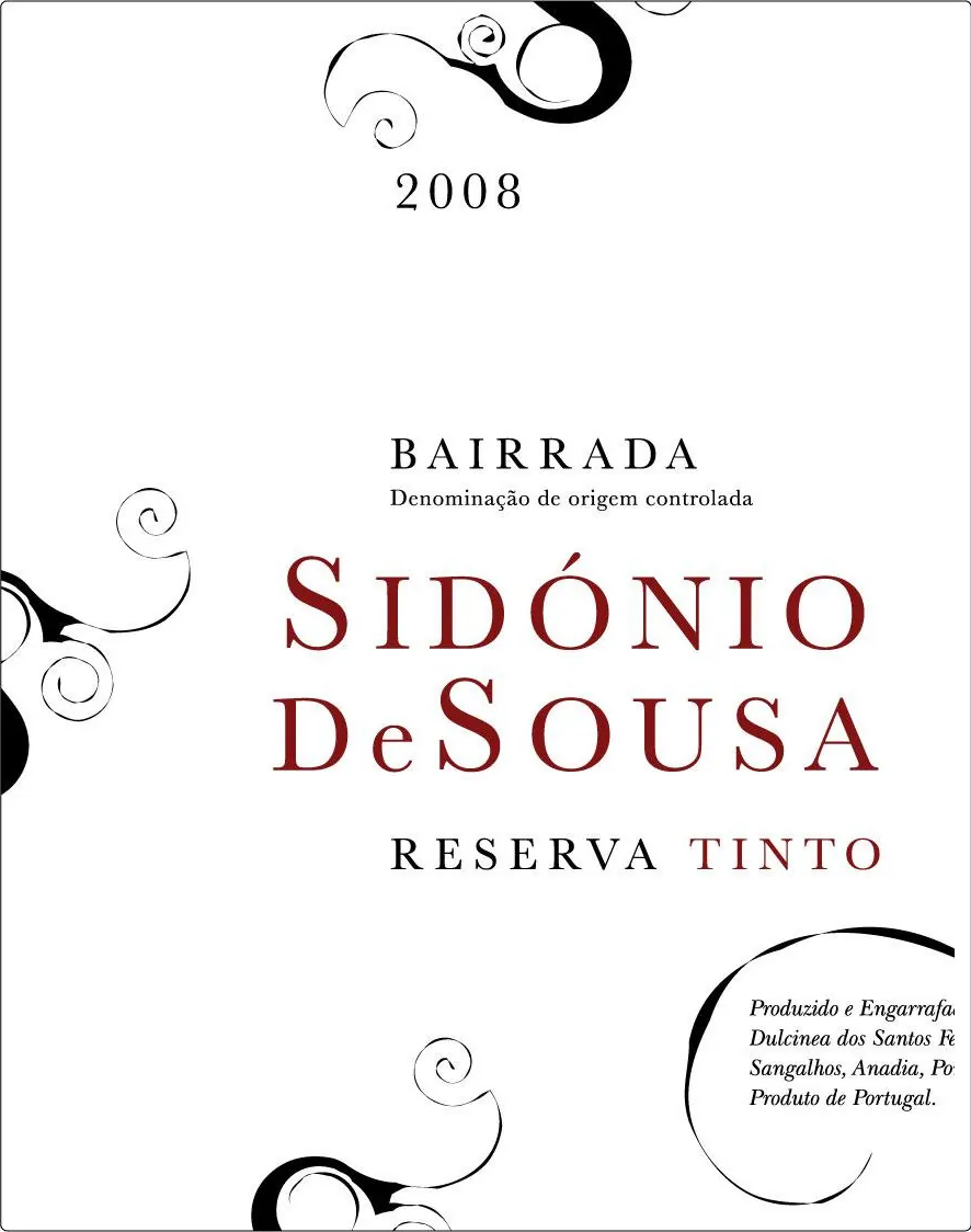 Sidonio Sousa Reserva Bottle