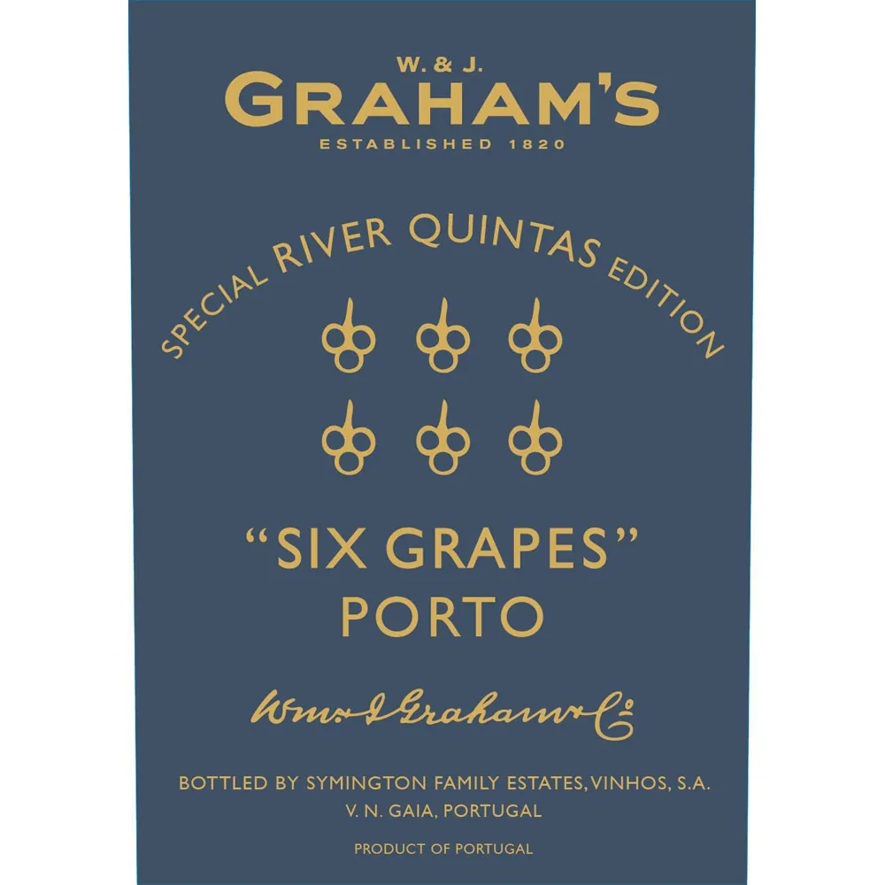 Six Grapes Special River Quintas Edition Reserve Port Bottle