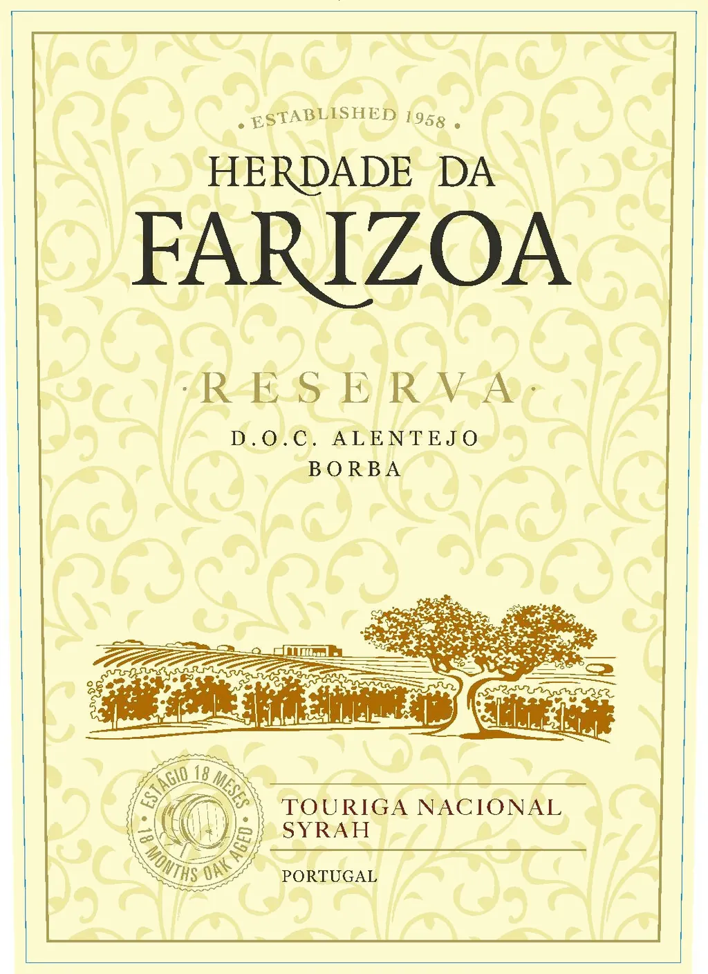 Vinho Regional Alentejano Reserva Bottle