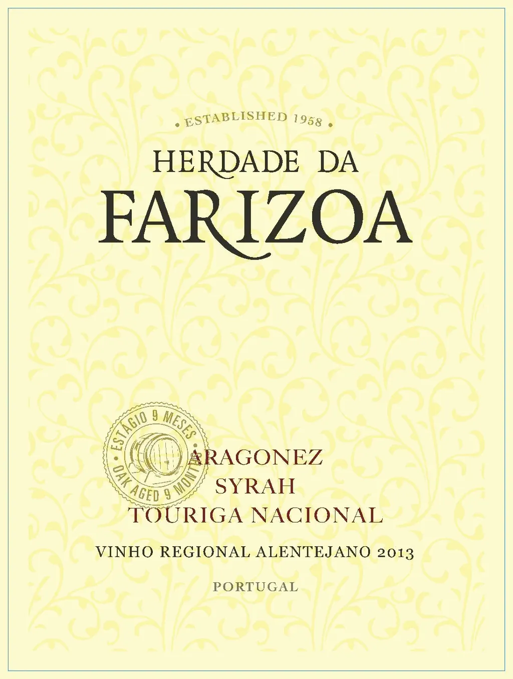 Vinho Regional Alentejano Tinto Bottle