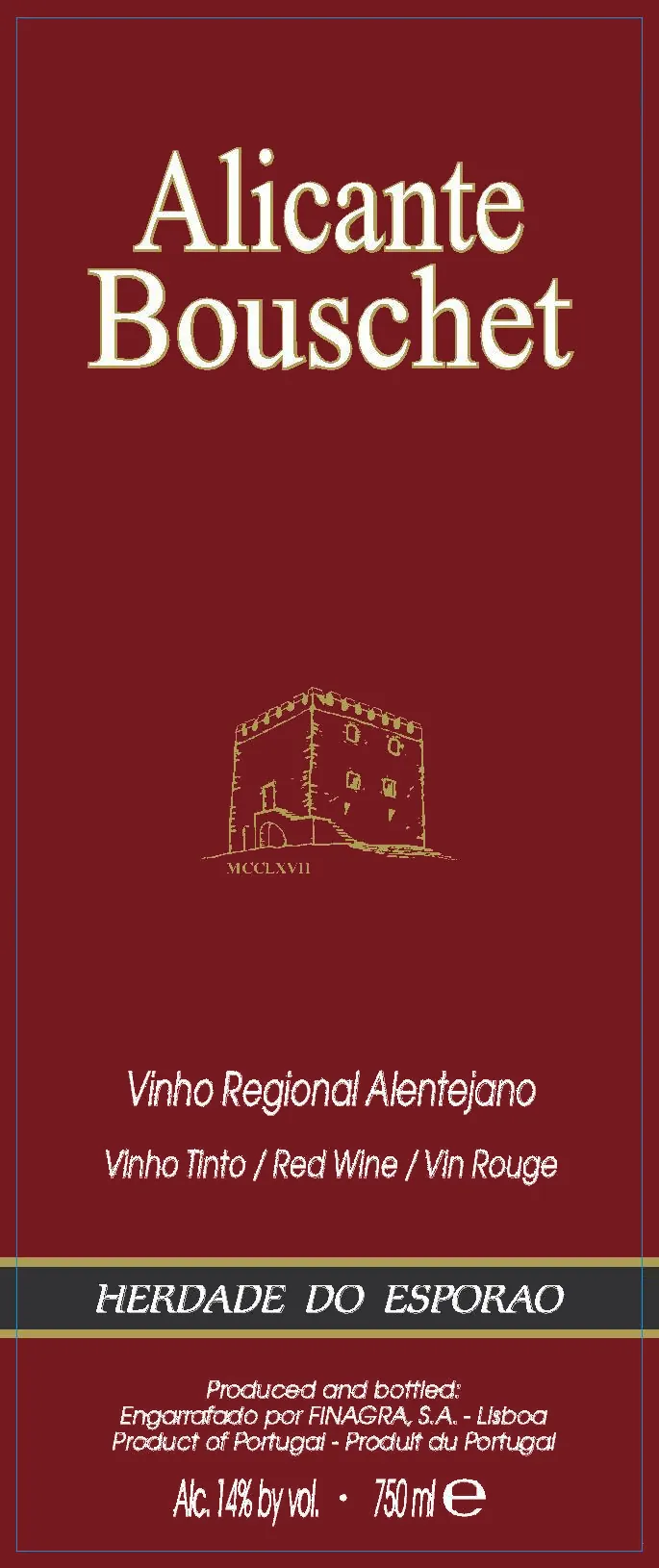 Alicante Bouschet Bottle