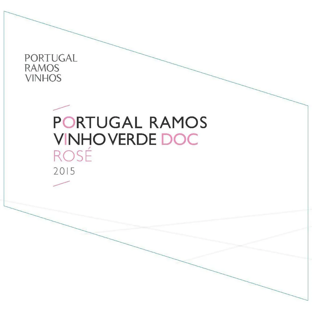 Vinho Verde Rose Bottle