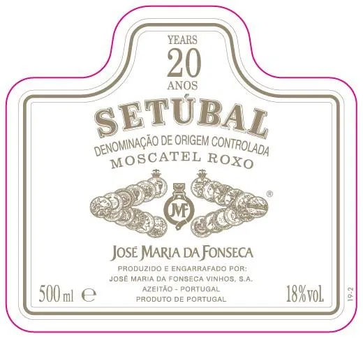 20 Year Old Moscatel Roxo Bottle