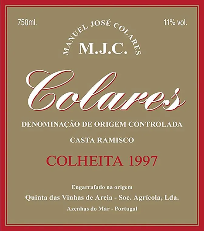 MJC Colares Tinto Bottle