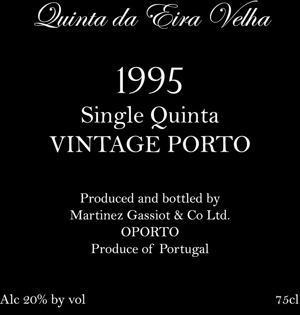 Quinta da Eira Velha Bottle