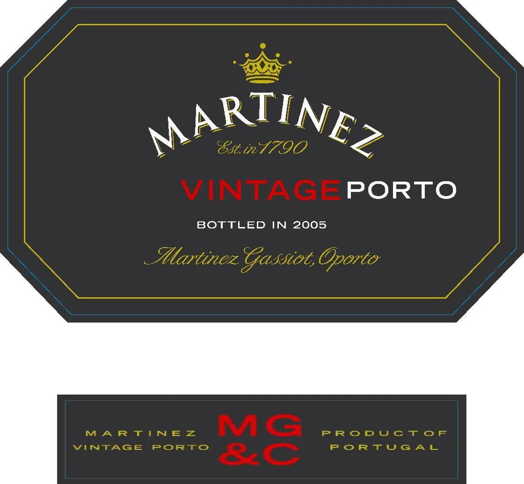 Vintage Port Bottle