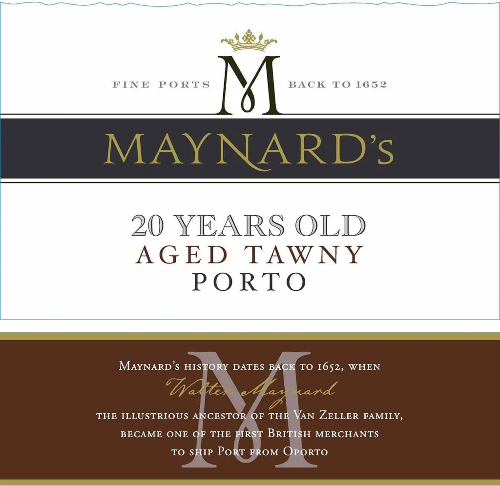 20 Years Old Aged Tawny Port Bottle