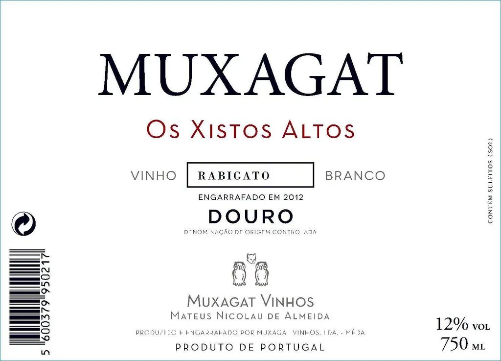 Os Xistos Altos Rabigato Bottle