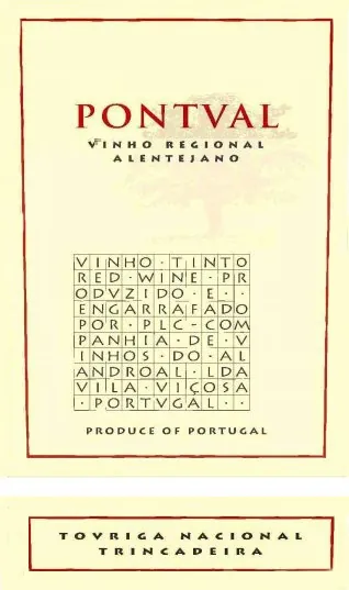 Touriga Nacional Trincadeira Bottle