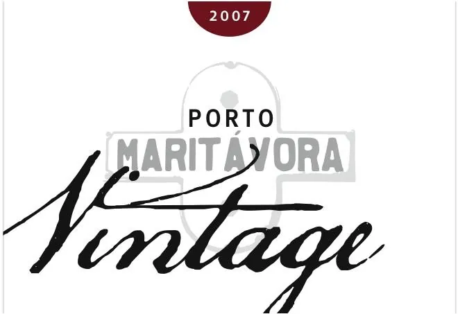 Vintage Port Bottle