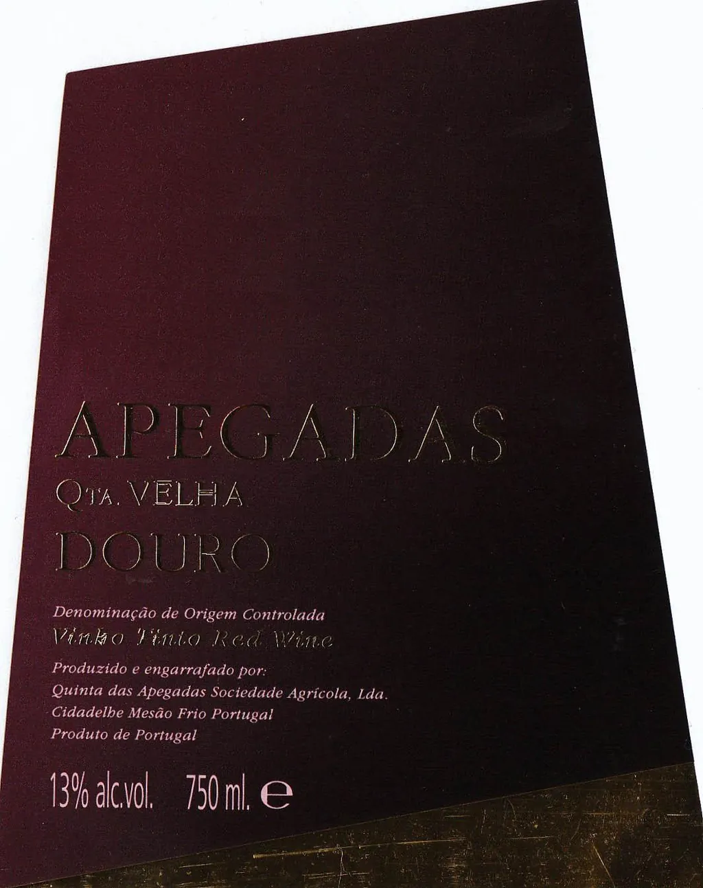 Quinta Velha Tinto Bottle