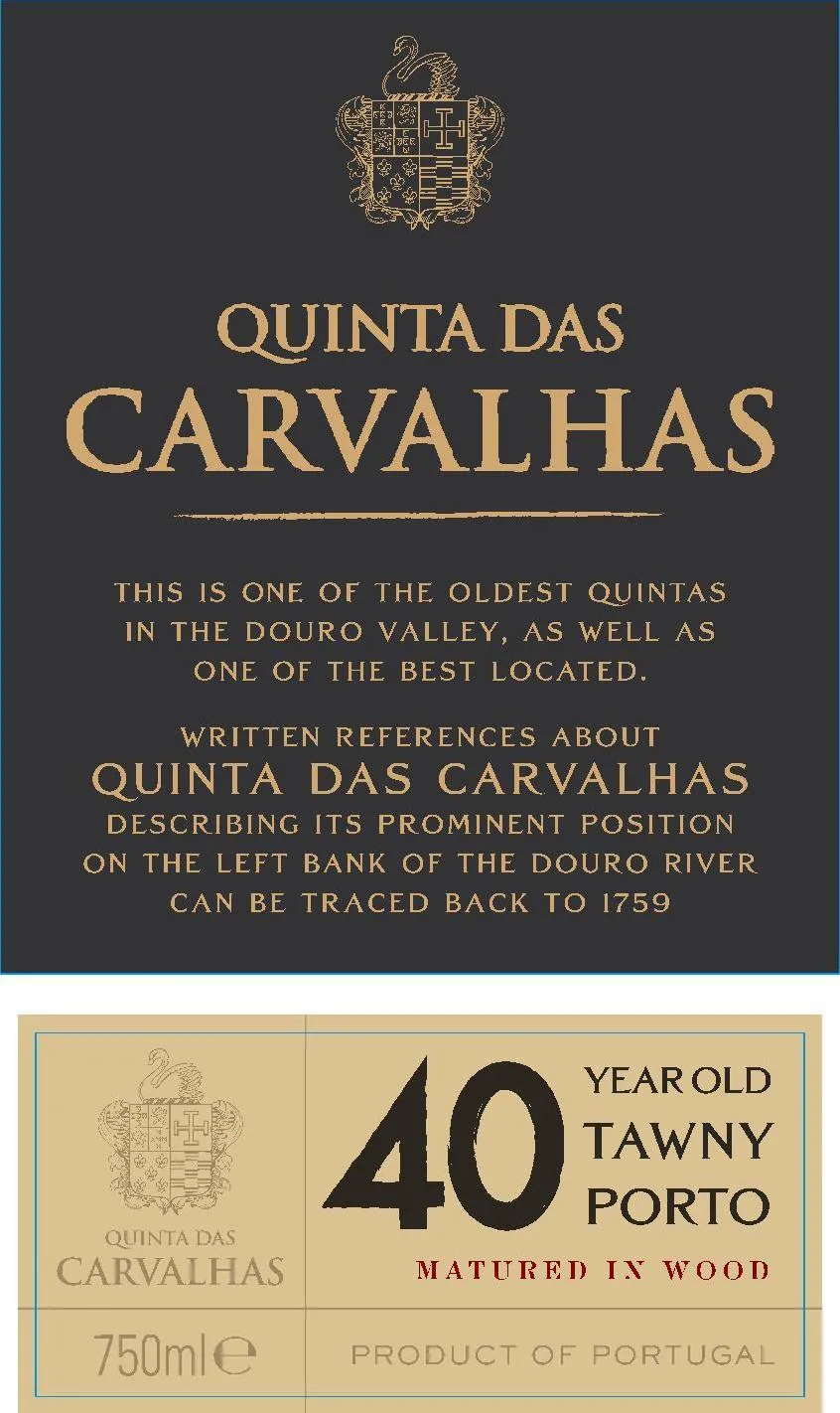 40 Year Old Tawny Porto Bottle