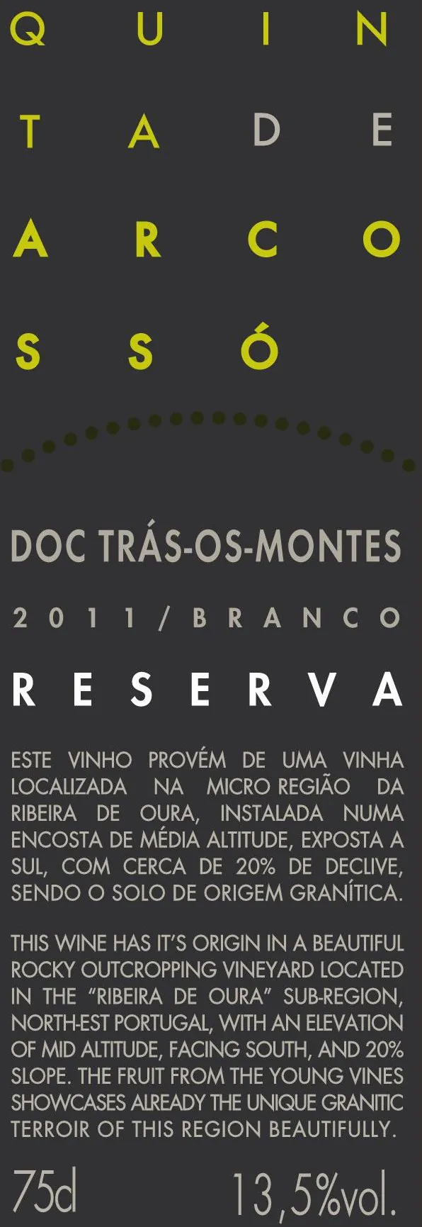 Reserva Branco Bottle