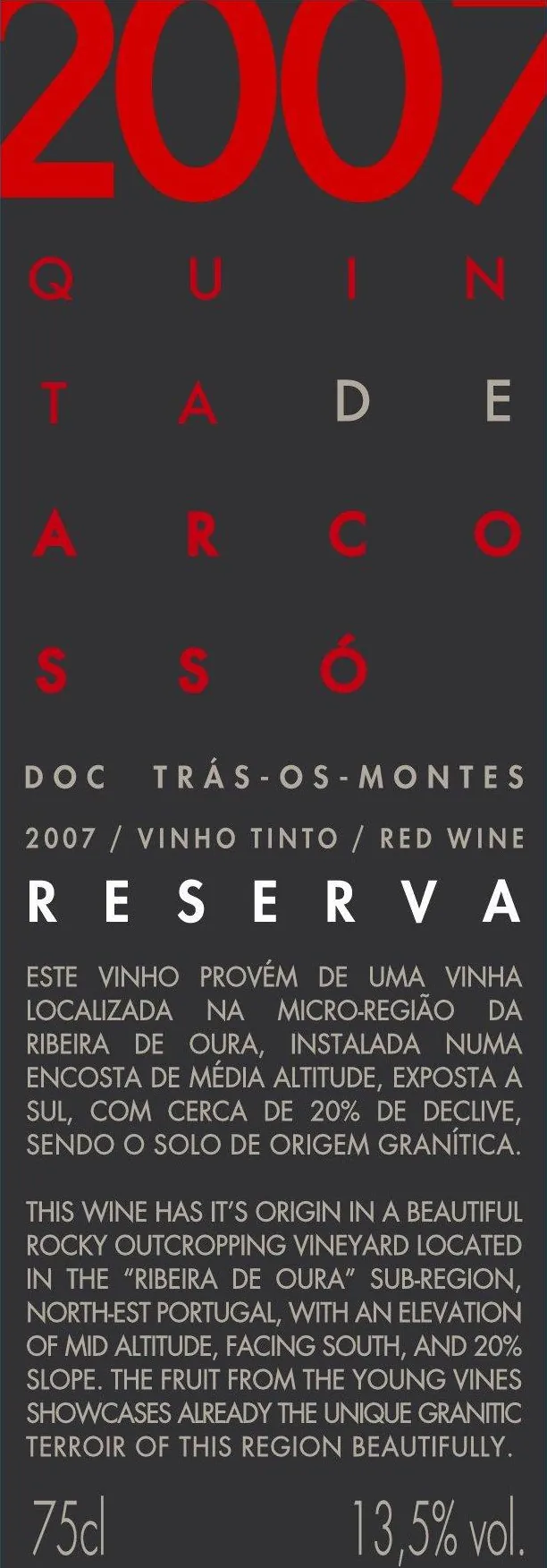Reserva Tinto Bottle