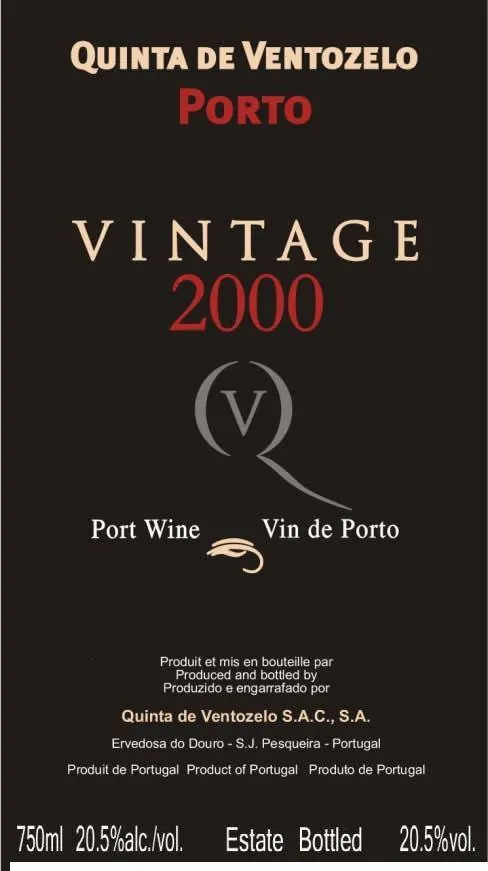 Vintage Port Bottle