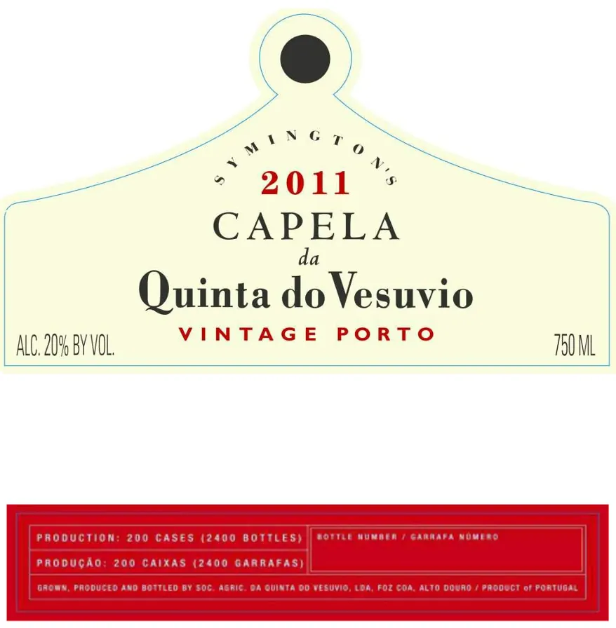 Vintage Port Capela Bottle