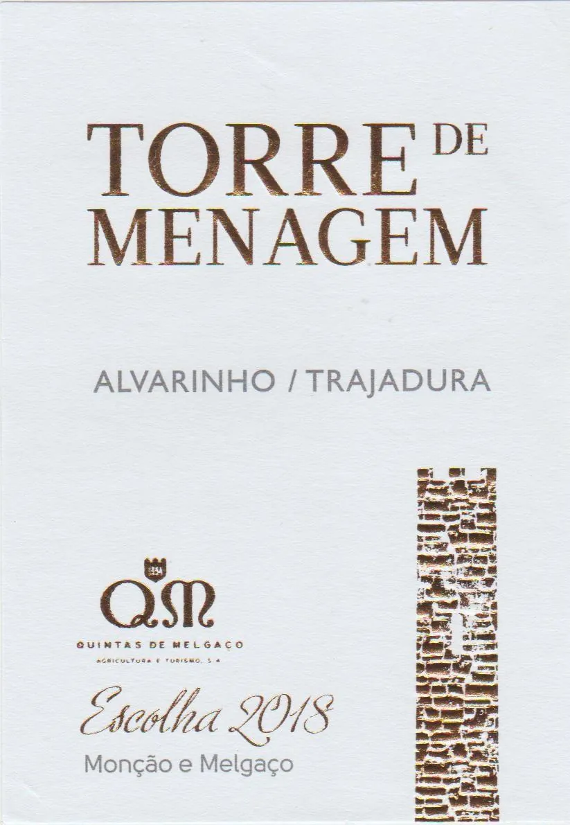 Torre de Menagem Alvarinho/Trajadura Bottle